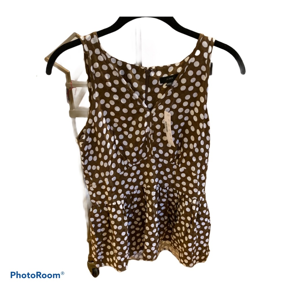 NWT Jcrew Peplum Top